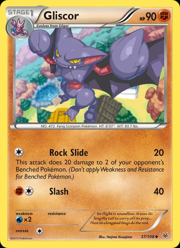 Gliscor card in English