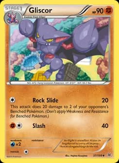 Gliscor card in English