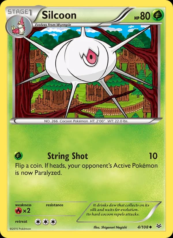 Silcoon card in English