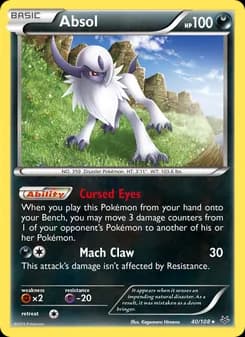 Absol card in English