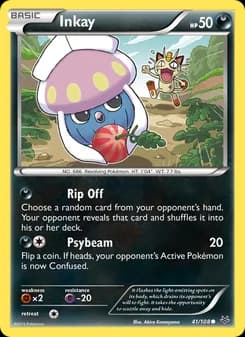 Inkay card in English