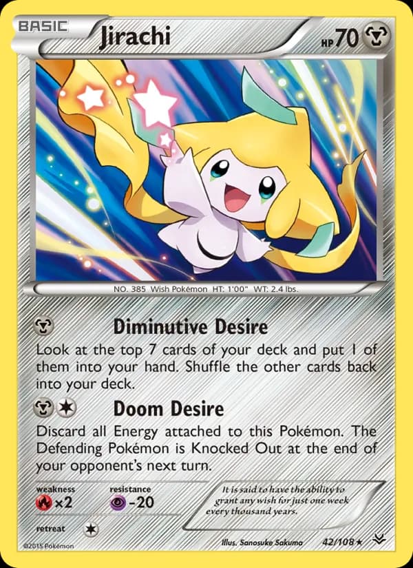 Jirachi card in English