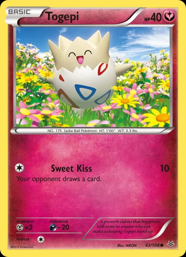 Togepi card in English