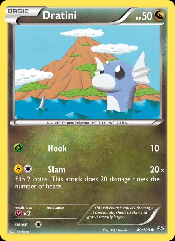 Dratini card in English