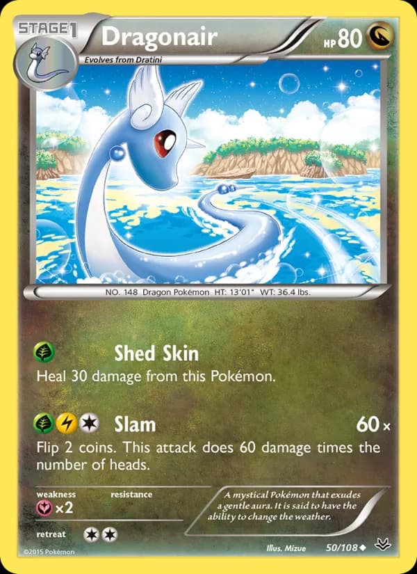 Dragonair card in English