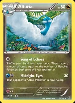 Altaria card in English