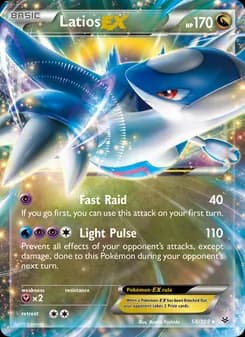 Latios EX card in English
