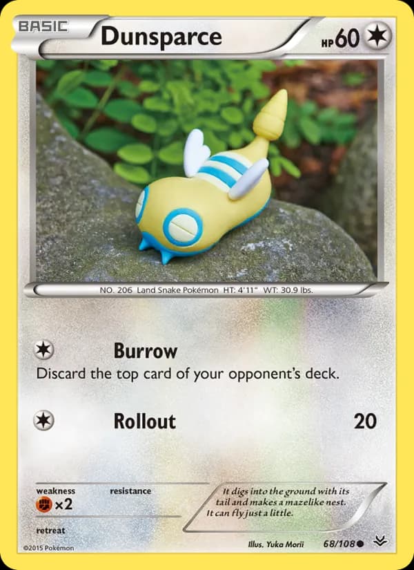 Dunsparce card in English