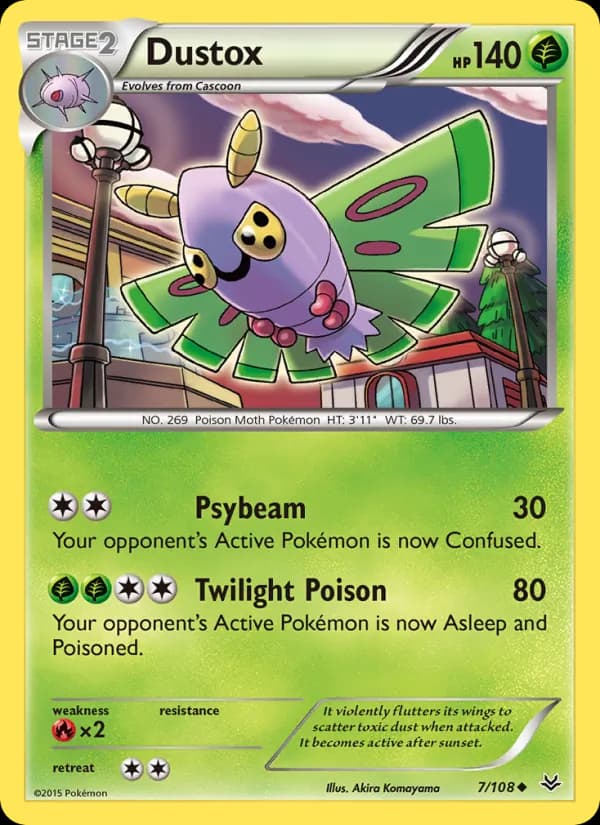 Dustox card in English