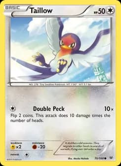 Taillow card in English