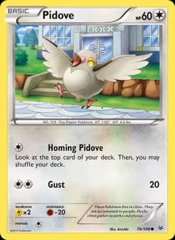 Pidove card in English