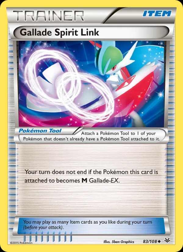 Gallade Spirit Link card in English