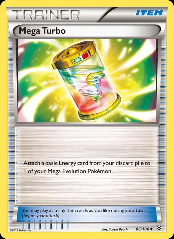 Mega Turbo card in English