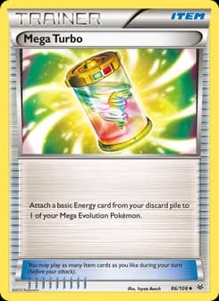 Mega Turbo card in English