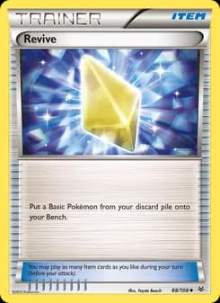 Revive card in English