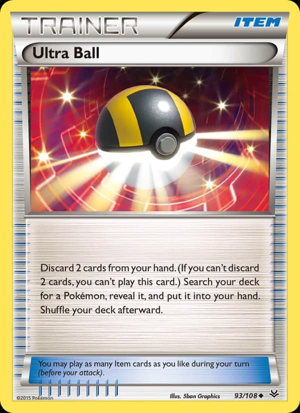 Ultra Ball card in English