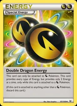 Double Dragon Energy card in English
