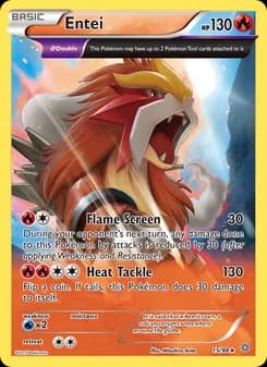 Entei card in English