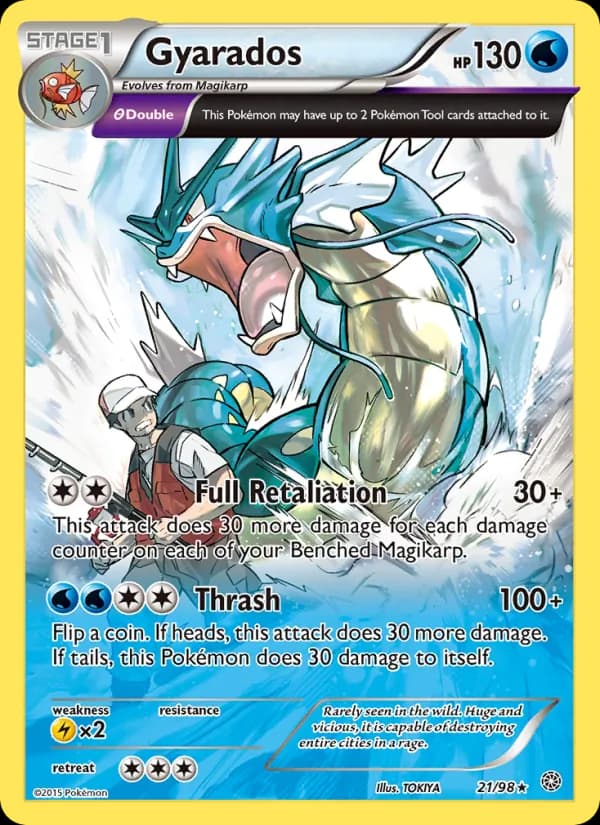 Gyarados card in English