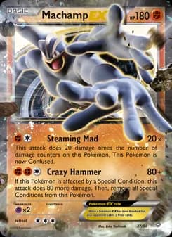 Machamp EX card in English