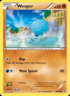 Wooper card in English