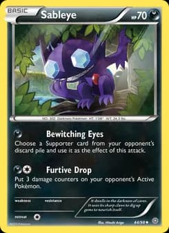 Sableye card in English