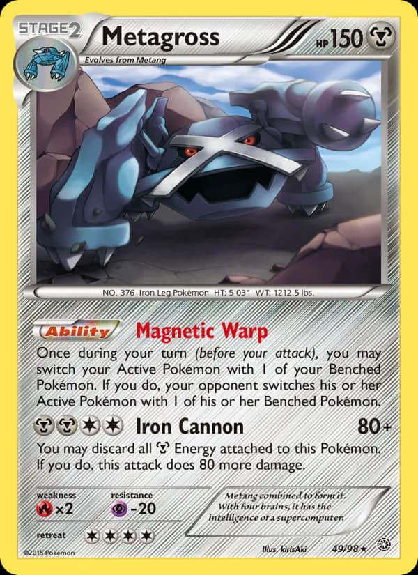 Metagross card in English
