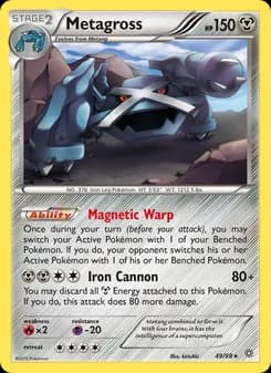 Metagross card in English
