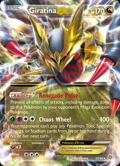 Giratina EX card in English