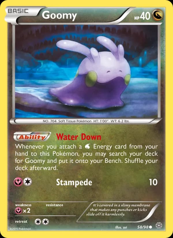 Goomy card in English