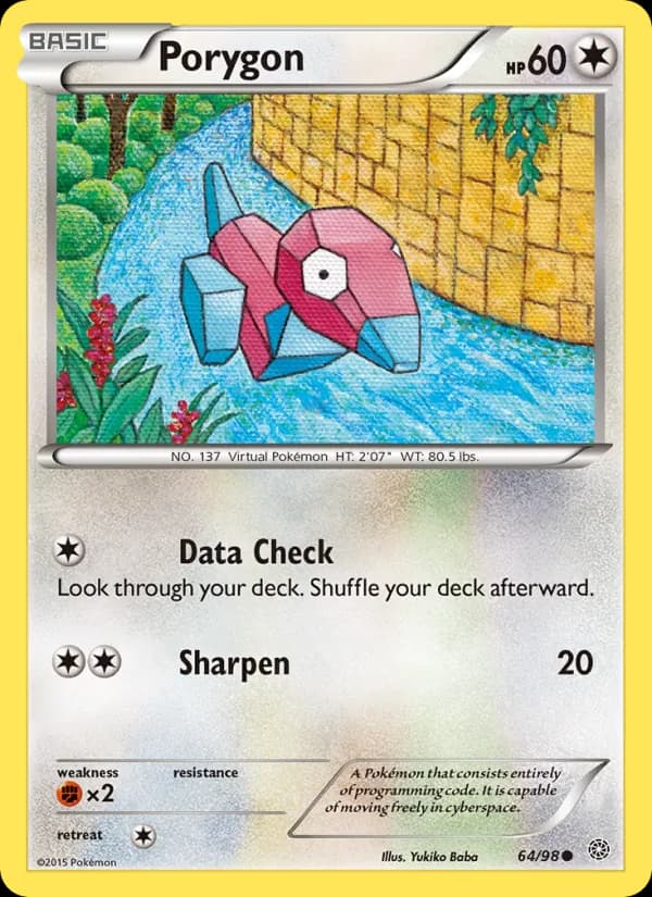Porygon card in English