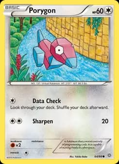 Porygon card in English