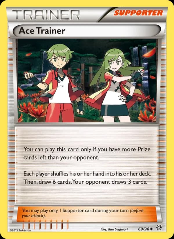 Ace Trainer card in English