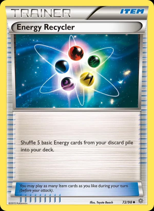 Energy Recycler card in English