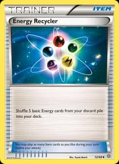 Energy Recycler card in English