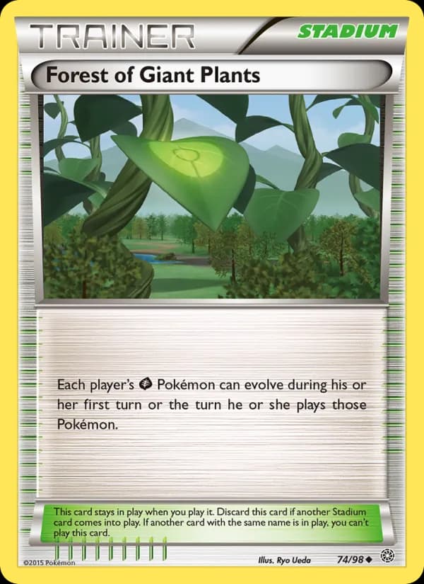 Forest of Giant Plants card in English