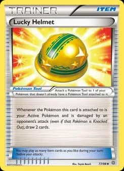 Lucky Helmet card in English