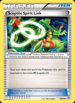 Sceptile Spirit Link card in English