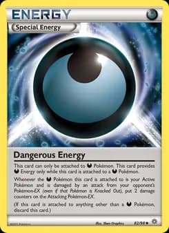 Dangerous Energy card in English