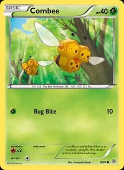 Combee card in English