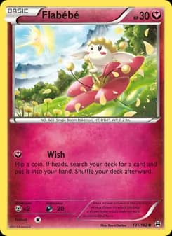 Flabébé card in English