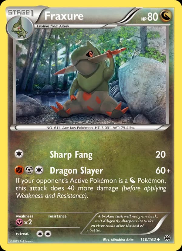 Fraxure card in English