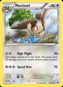 Noctowl card in English