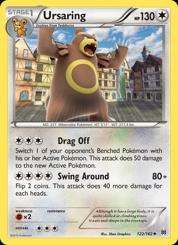 Ursaring card in English