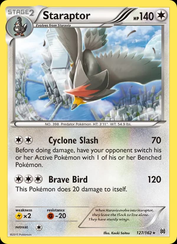 Staraptor card in English
