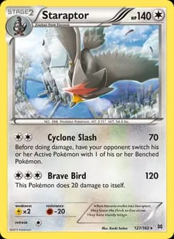 Staraptor card in English