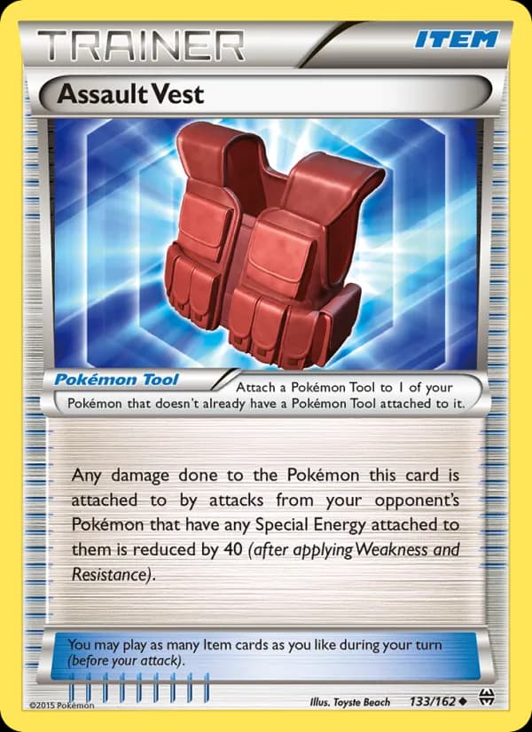 Assault Vest card in English
