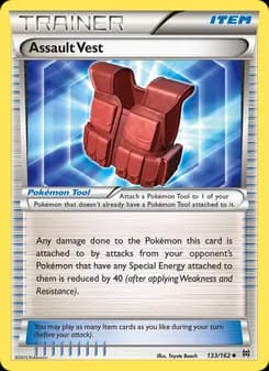 Assault Vest card in English