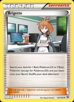 Brigette card in English
