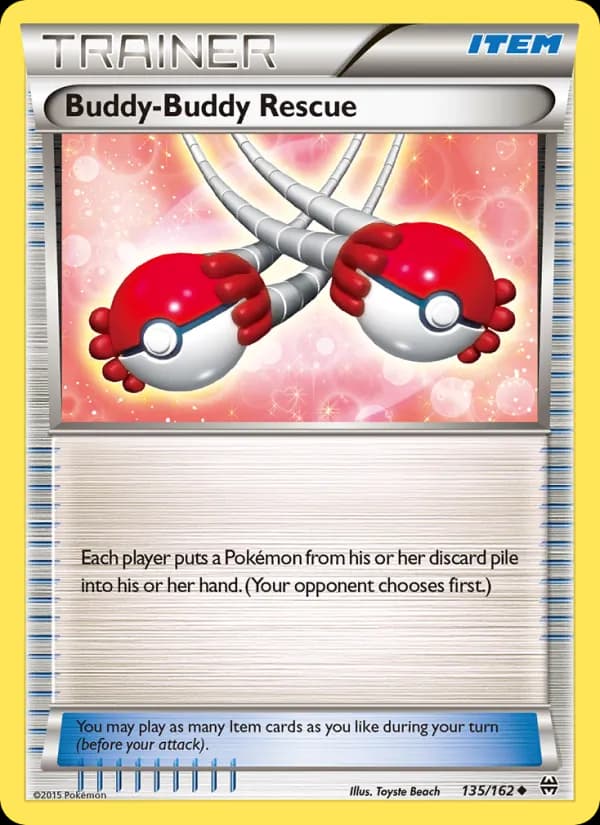 Buddy-Buddy Rescue card in English